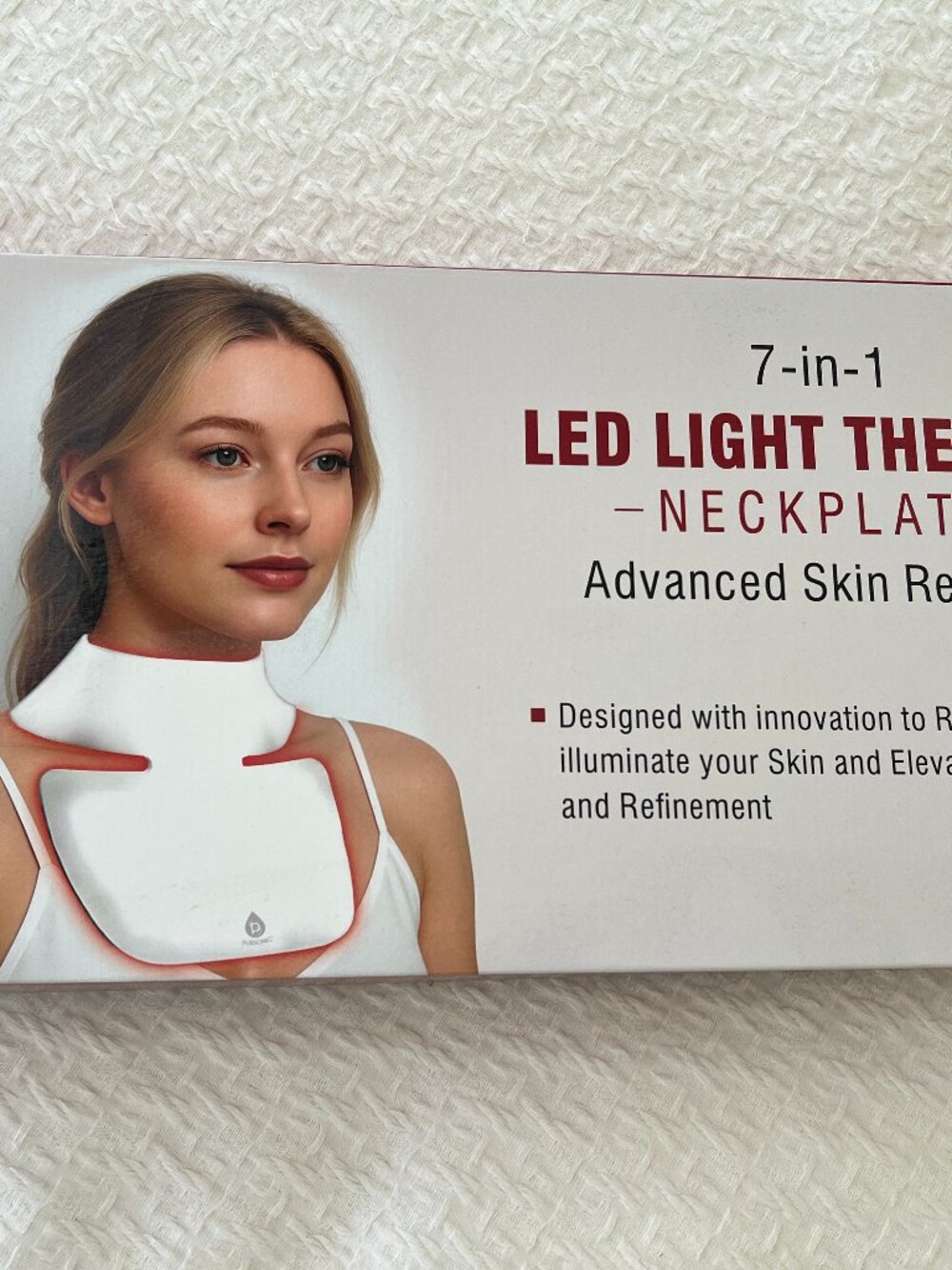 LED Light Therapy NeckPlate - For Neck - Like New- Pursonic